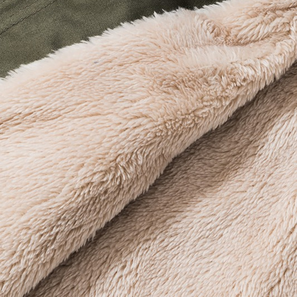 🌹FIRM PRICE🌹 ANORAK VEST, Faux Fur Lined - Black - Picture 6 of 8